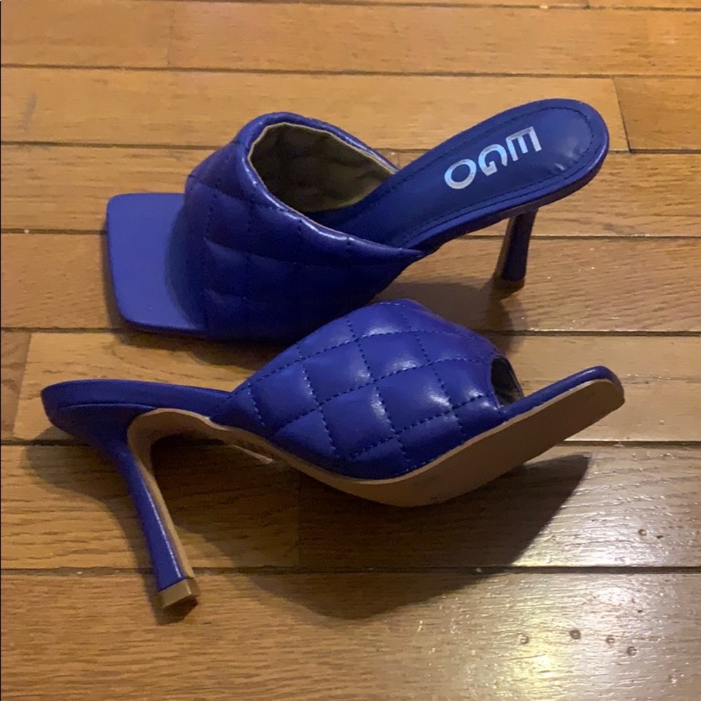 Purple Square Toe Sandals - Picture 5 of 5
